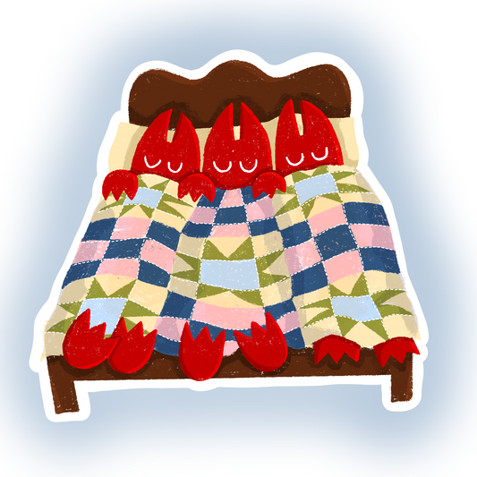 "Sleepy Devils" Sticker