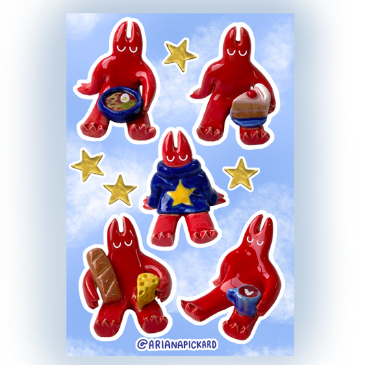 Ceramic Devils Sticker Sheet