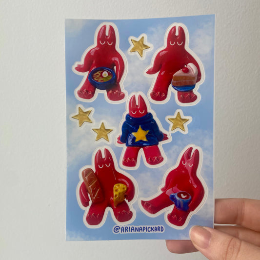 Ceramic Devils Sticker Sheet