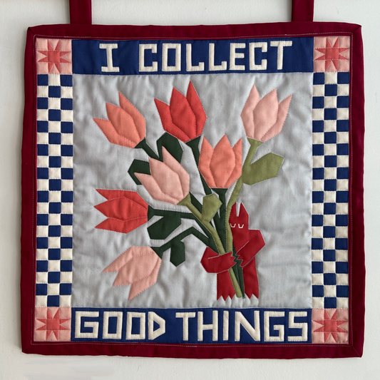 "I Collect Good Things" Wall Hanging Quilt
