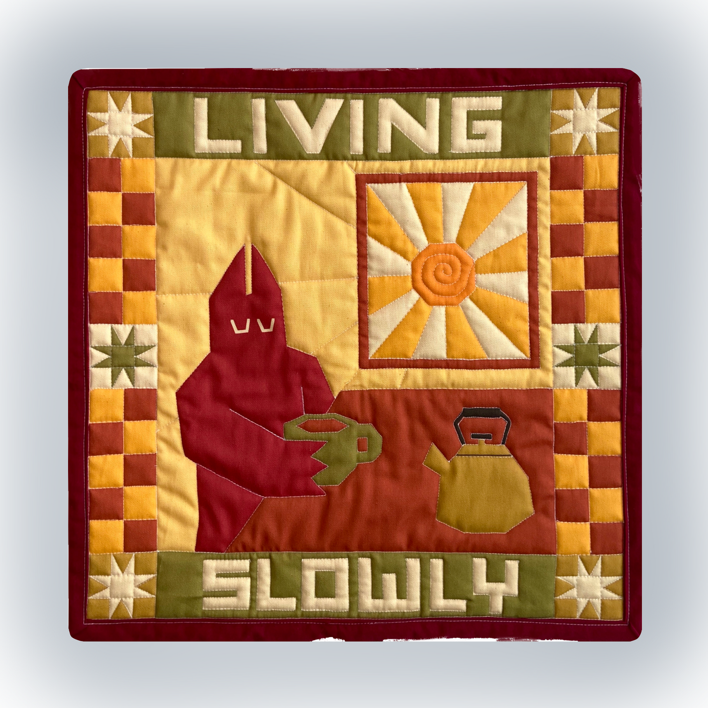 "Living Slowly" Sticker