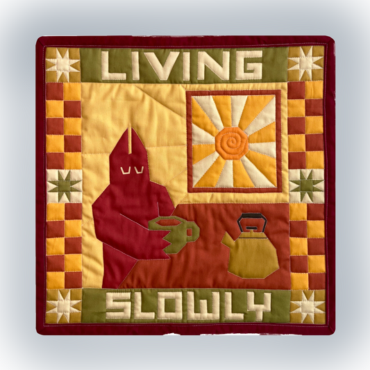 "Living Slowly" Sticker