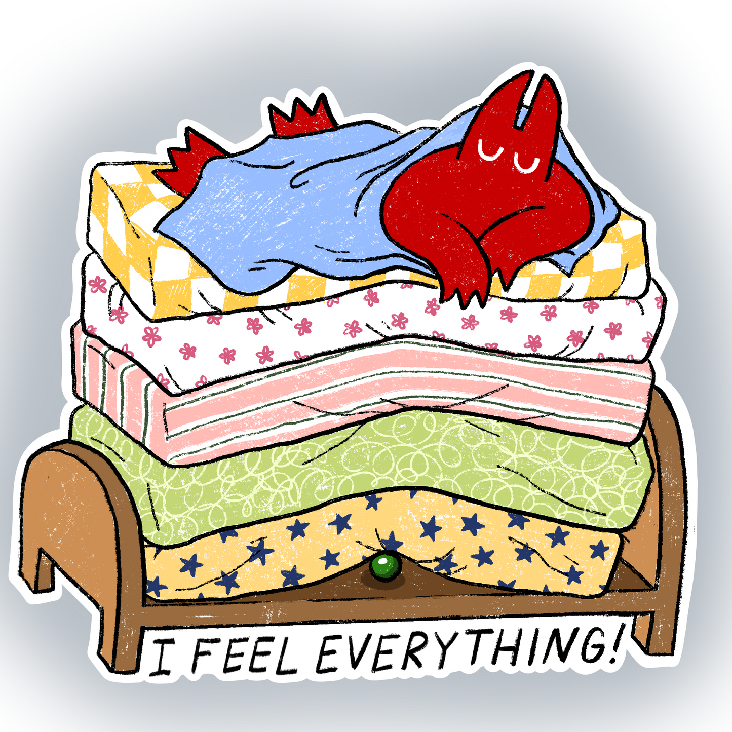 "I Feel Everything" Sticker