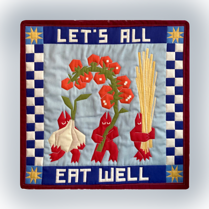 "Let's All Eat Well" Sticker