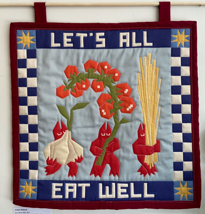Quilts at Librairie Pulp Books & Cafe